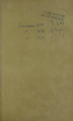 Hamenora. janvier 1929 - Vol 07 N° 01